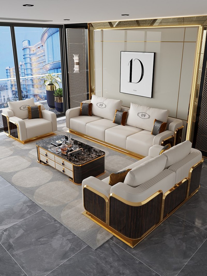 Modułowa lekka luksusowa sofa | Swobodnie zdefiniuj swój wysokiej klasy salon