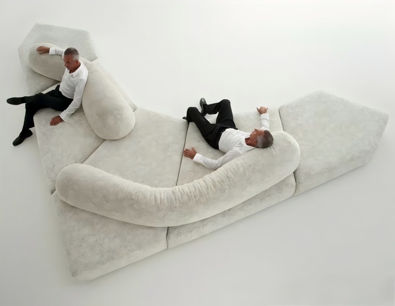 Rock Sofa ｜ Przekształcanie sztuki domowej w imię natury